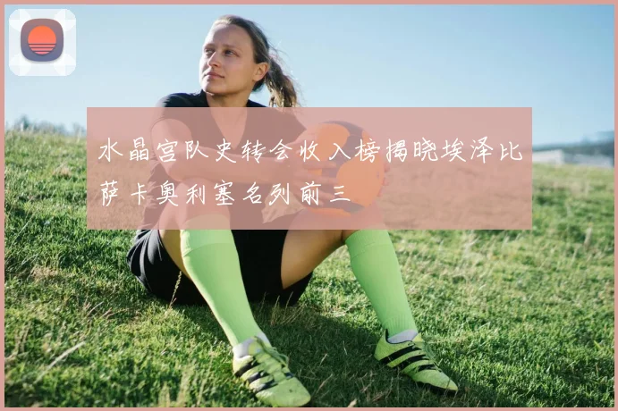 水晶宫队史转会收入榜揭晓埃泽比萨卡奥利塞名列前三